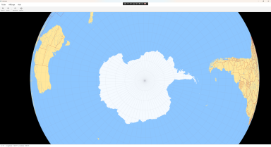 Logiciel Heclium - L'Antarctique en blanc - Cliquez pour agrandir